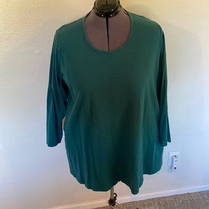 Ulla Popken Long Sleeve Tunic with great un seam pockets.